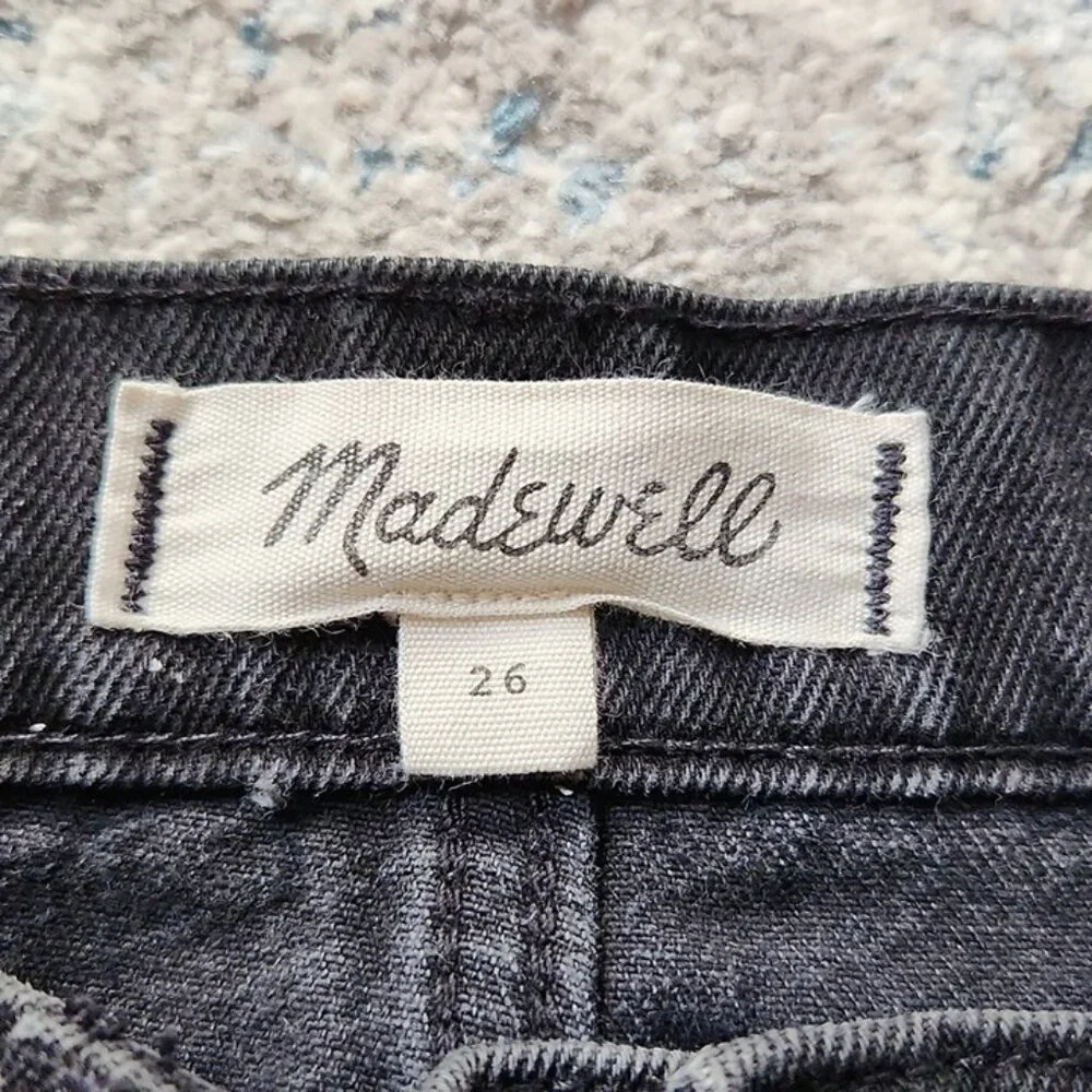 Madewell‎ Women's Size 26 Black Denim Mini Skirt